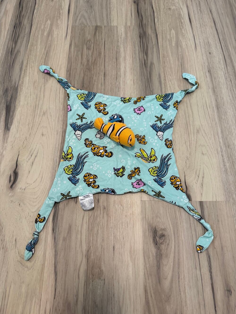 Disney Little Sleepies Finding Nemo Lovey Sleepyhead Plush Blanket Bamboo Soft